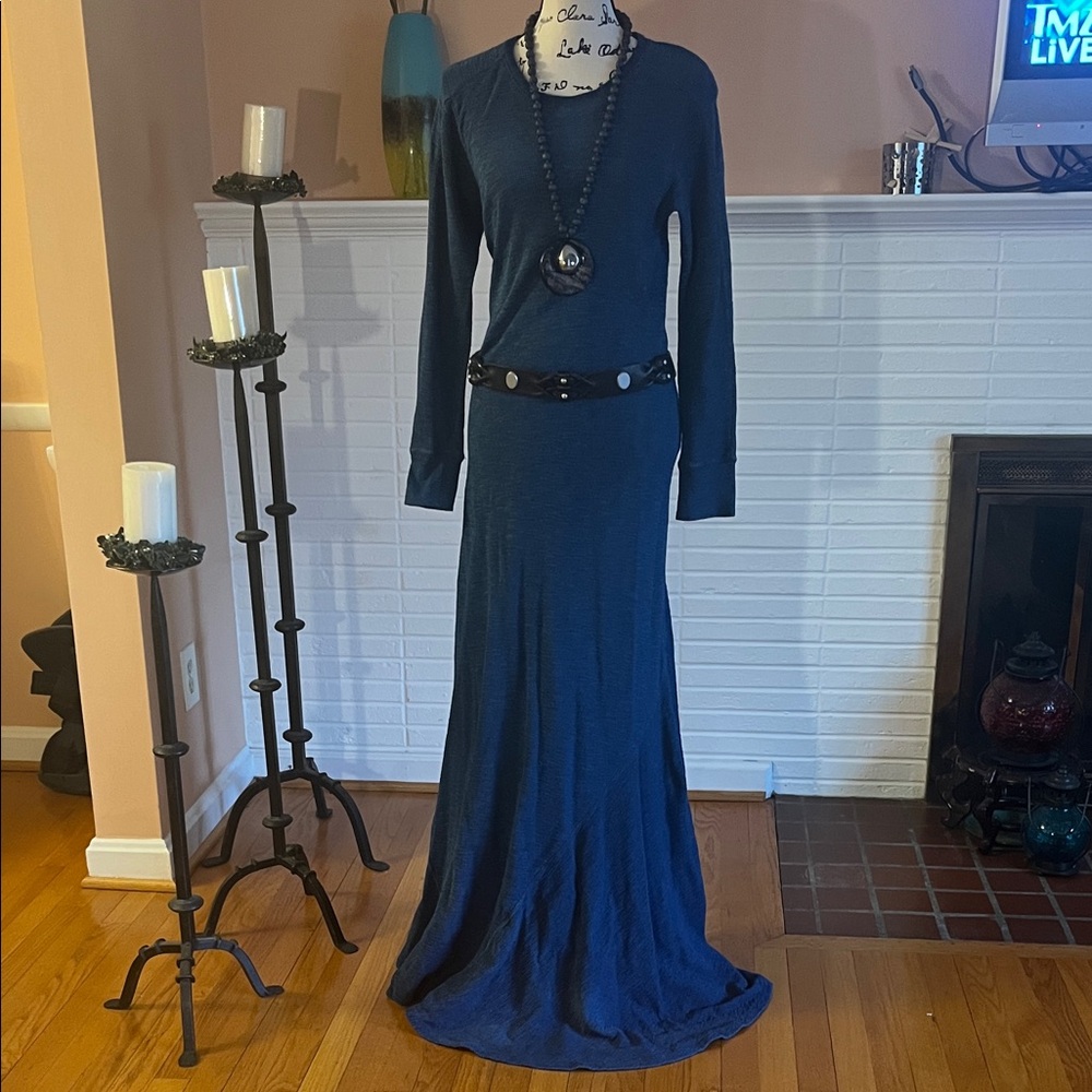 Polo Ralph Lauren Distressed Maxi Length Dress